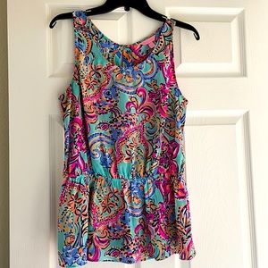 Lilly Pulitzer peplum top